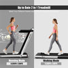 2 in 1 Folding Treadmill Superfit 2.25HP Under Desk Treadmill with LED Display, Remote Control & APP Control