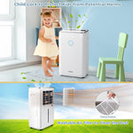 60-Pint Portable Dehumidifier 4000 Sq. Ft Dehumidifier for Home & Basements with 3-Color Digital Display & Auto Manual Drainage