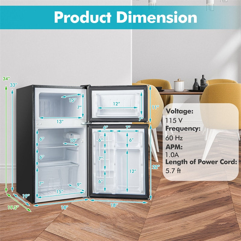 Mini Fridge Refrigerator Freezer  Small Refrigerator Appliances