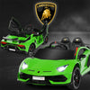 Kids Sports Car Lamborghini SVJ 12V Battery Powered One Seat Ride On Car with Remote Control & Trunk
