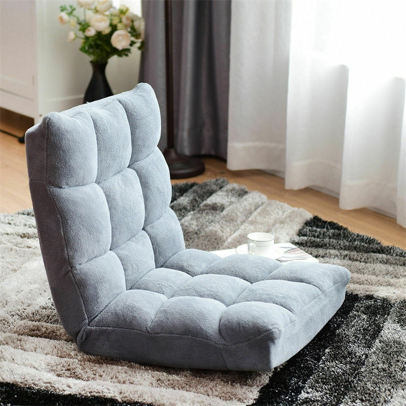 Floor Chair Folding Lazy Sofa Chair with Back Support Sale - Bestoutdor