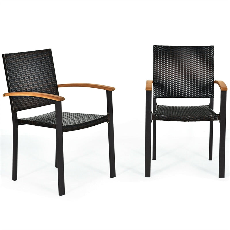Best Wicker Stackable Patio Chairs Sale, Reviews 2023 | Bestoutor –  Bestoutdor