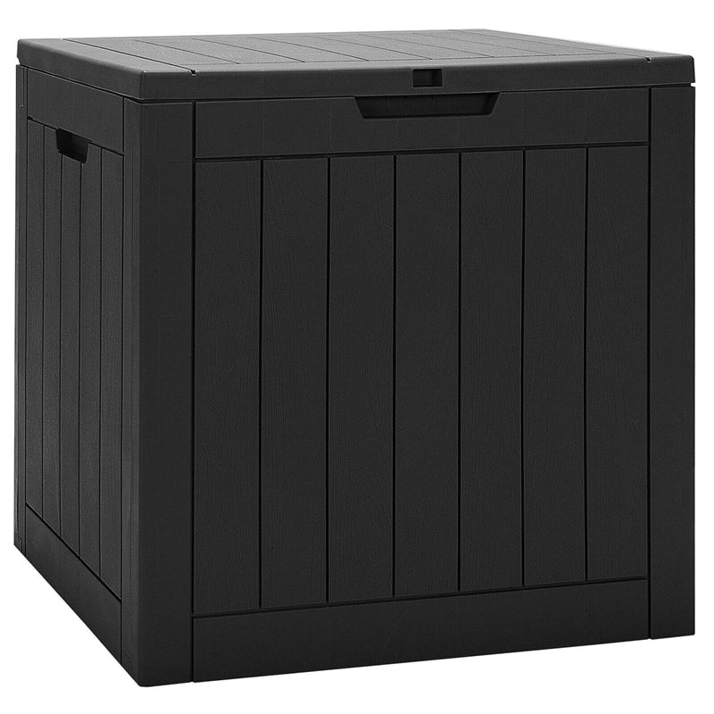 30 Gallon Deck Box Patio Storage Container Seating Outdoor Storage Cabinet with Lockable Lid for Garden Furniture Cushions
