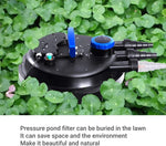 Pond Filter 4000 Gallons Pond Pressure Bio Filter with 13W UV Sterilizer Light & Fish Pond Pump Filter