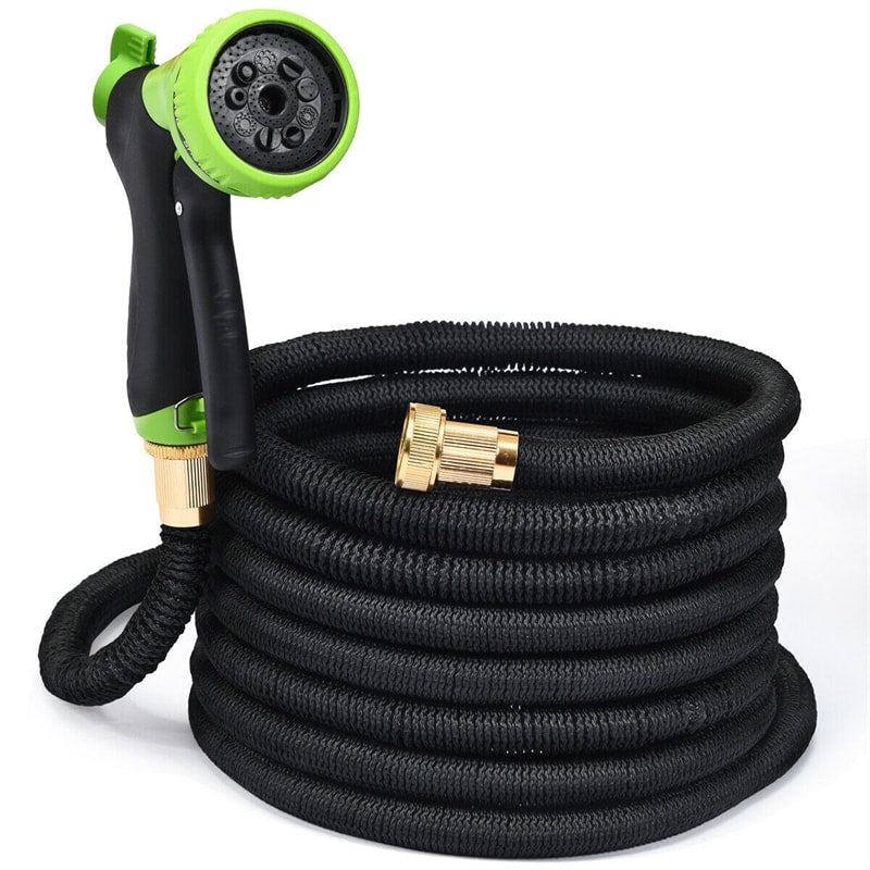 50ft Expandable Garden Hose Pipe with Spray Nozzle