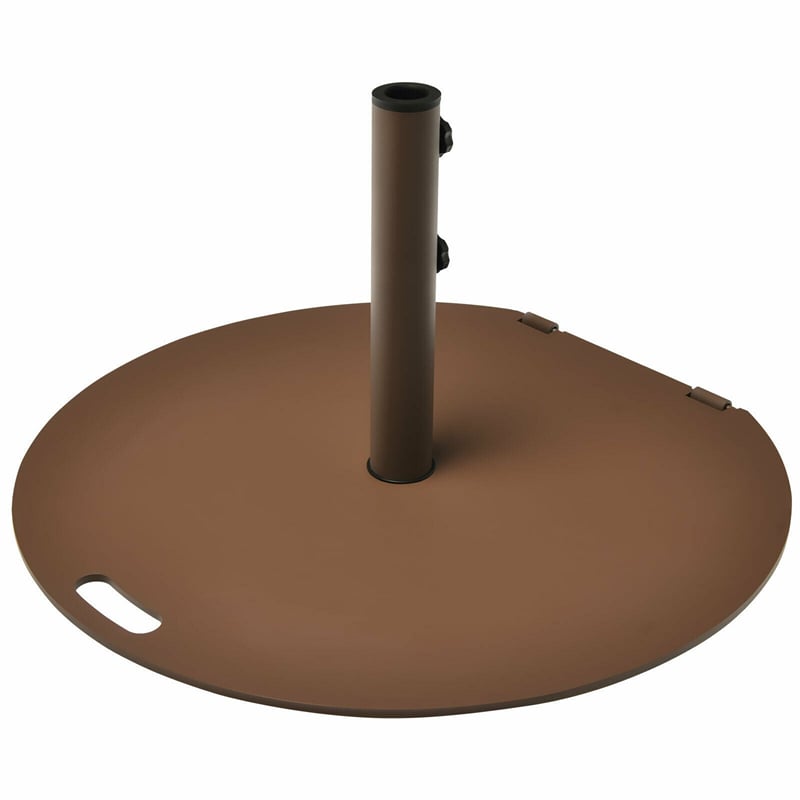 50 lbs Steel Patio Umbrella Base Stand with Wheels