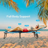 Folding Beach Lounge Chair Adjustable Reclining Chair Face Down Tanning Chair with Removable Pillows