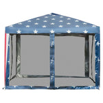 10’ x 10’ Pop-up Canopy Tent Flag Style - Bestoutdor
