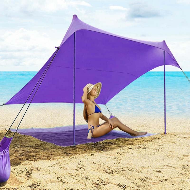 7' x 7' Family Beach Tent Canopy Sunshade