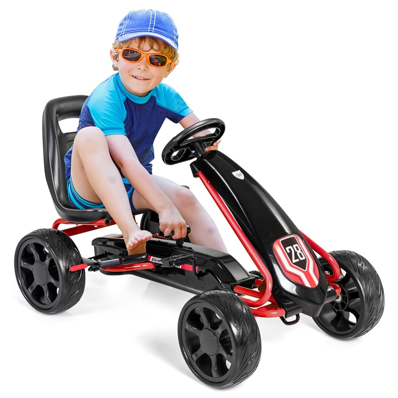 Go Kart Pedal Car Kids Ride On Toys Pedal Powered 4 Wheel