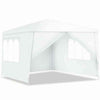 10' x 10' Canopy Tent Party Tent Outdoor Canopy With Side Walls for Wedding Event