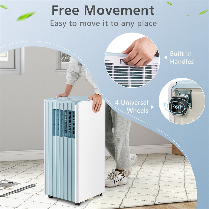 10000 BTU Portable Air Conditioner 3-in-1 AC Cooling Unit with Dehumidifier, Remote Control & Window Kit