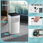 10000 BTU Portable Air Conditioner 3-in-1 AC Unit for Room up to 350 Sq.Ft with Cool Fan Dehumidifier Sleep Mode, Remote Control & Window Kit