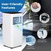 10000 BTU Portable Air Conditioner 4-in-1 AC Unit Cooling Fan Dehumidifier with Sleep Mode Remote Control & Window Kit Child Lock