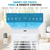 10000 BTU Portable Air Conditioner 4-in-1 AC Unit Cooling Fan Dehumidifier with Sleep Mode Remote Control & Window Kit Child Lock
