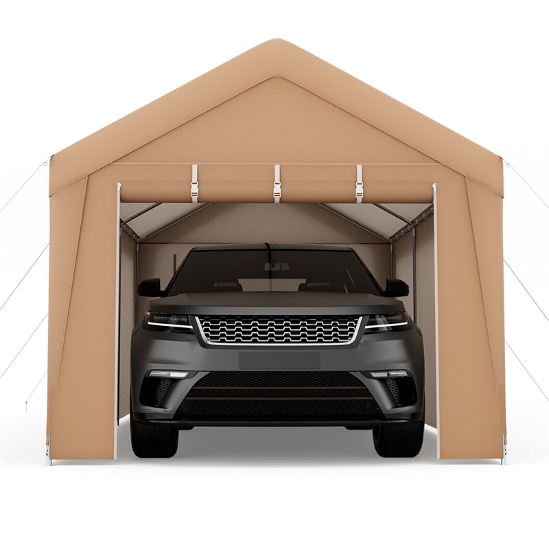 10x20FT Heavy Duty Carport Portable Garage Car Shelter Sale - Bestoutdor