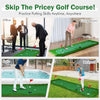 10 x 3.3FT Golf Putting Green Professional Golf Training Mat Indoor Outdoor Golf Putting Practice Mat with Artificial Grass Turf