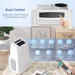 12000 BTU 3-in-1 Portable Air Conditioner with Cooling Fan Dehumidifier Function & Remote Control