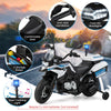 Kids Ride On Police Motorcycle Licensed BMW 12V Battery Powered Dirt Bike with Training Wheels & Siren Light
