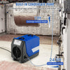 180 Pint Bucketless Commercial Dehumidifier with Pump & 24.6ft Drain Hose, Portable Rotational Molded Industrial Dehumidifier On Wheels