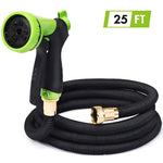 25ft Expandable Garden Hose Pipe Flexible Water Hose with Spray Nozzle