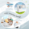 32 Pint Home Basement Dehumidifier 2,500 Sq. Ft Portable Quiet Air Dehumidifier with Sleep Mode & 3-Color Indicator Light