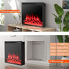 34" Electric Fireplace Insert Recessed Freestanding Fireplace Heater with Touch Panel, Remote Control & 4 Log Flame Effects