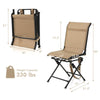 360° Swivel Hunting Blind Chair All-weather Outdoor Folding Chair with Mesh Backrest