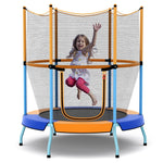 48” Kids Trampoline ASTM Approved Outdoor Indoor Toddler Trampoline with All-round Enclosure Net & Large U-Shaped Access for Boys Girls