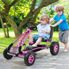 4 Wheel Kids Ride On Pedal Car Go Kart Outdoor Racer Car with Adjustable Seat