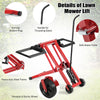 Lawn Mower Lift 500 lb Capacity with Hydraulic Jack for Tractors & Zero Turn Riding Lawn Mower