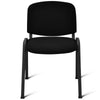 5-Pack Stackable Conference Chairs Office Guest Chairs Reception Chairs with Metal Frames & Padded Cushions
