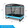 6FT Kids Recreational Trampoline 2-in-1 Trampoline with Swing and Safety Enclosure Net