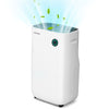 73-Pint Dehumidifier for Home & Basements, 4500 Sq.Ft Quiet Dehumidifier with 5 Modes & Auto Manual Drainage