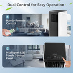 8000 BTU Portable Air Conditioner 3-in-1 AC Cooling Unit with Dehumidifier, Remote Control & Window Kit