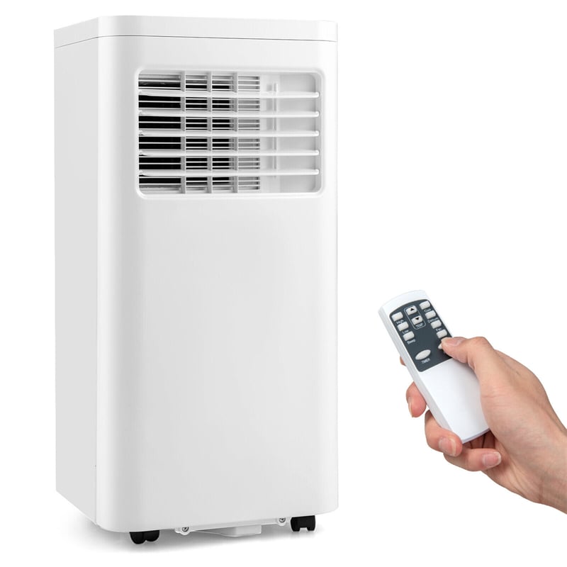 8000 BTU Portable Air Conditioner 3-in-1 AC Unit Built-in Dehumidifier & Fan with Remote Control & Window Installation Kit