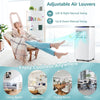 8000 BTU Portable Air Conditioner 3-in-1 AC Unit for Room up to 250 Sq.Ft with Cool Fan Dehumidifier Sleep Mode, Remote Control & Window Kit