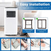 9000 BTU Portable Air Conditioner 3-in-1 AC Cooling Unit Cools Rooms up to 280 Sq.Ft with Dehumidifier, Remote Control & Window Kit