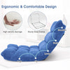 Floor Chair Folding Lazy Sofa Chair Floor Gaming Chair 14-Position Adjustable Sleeper Bed with Back Support