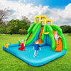 Inflatable Water Park Bounce House 6 in 1 Kids Jumping Double Slide Bouncer with 480W Air Blower