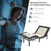Twin XL Adjustable Bed Base Zero Gravity Electric Bed Frame with Massage Mode & Remote