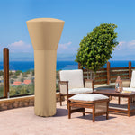 Waterproof Patio Heater Cover Standing Outdoor Propane Heater Cover with Zipper & Storage Bag