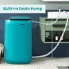 Portable Washing Machine Full Automatic Compact Washer Spin Dryer Combo 7.7lbs Capacity with Drain Pump