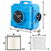 HEPA Air Scrubber Heavy Duty Industrial Commercial Air Purifier Negative Air Machine for Water Damage Restoration