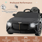 Kids Ride-on Car 12V Licensed Bentley Bacalar Battery Powered Electric Vehicle Toy with Remote Control & LED Lights for 3+ Years Old