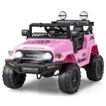 Kids Ride on Car 12V Licensed Toyota FJ Battery Powered Ride on Truck with Remote Control & LED Lights