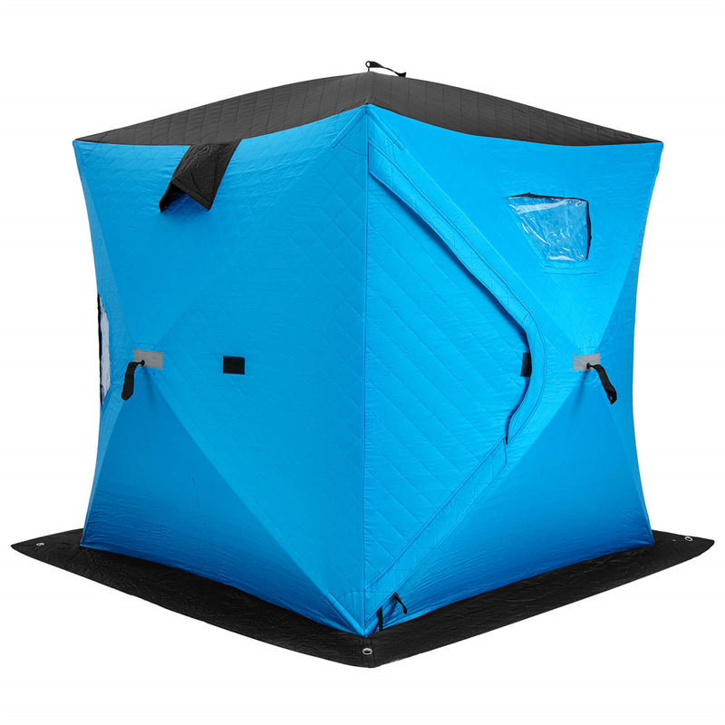 ANDGOAL Ice Fishing Shelter Cotton - Thermal Ice Shelter, Insulated Ice  Shelter, 3-4 Person Ice Fishing Shelter, Pop-Up Ice Shelter for Quickfish  Ice Fishing, Flip Over Ice shelter with Ice Anchors, Shelters 