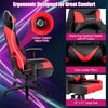 360° Swivel Gaming Chair Height Adjustable Video Game Chair Computer Office Racing Chair with 4D Armrest Lumbar Support & Wide Seat