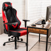 360° Swivel Gaming Chair Height Adjustable Video Game Chair Computer Office Racing Chair with 4D Armrest Lumbar Support & Wide Seat