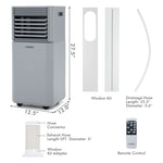10000 BTU Portable Air Conditioner 4-in-1 AC Unit with Fan Dehumidifier Mode & Remote Control